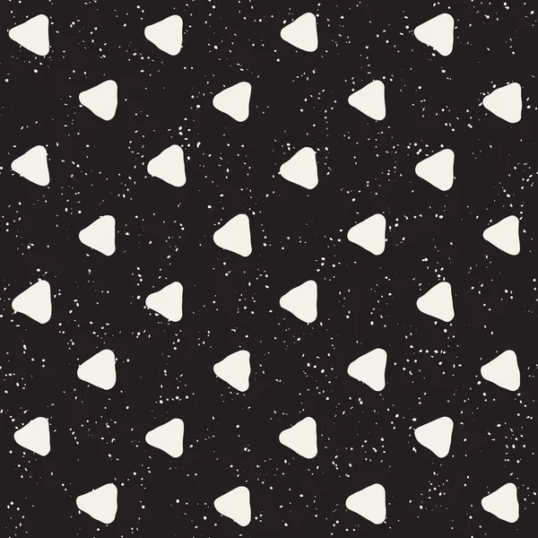 El ile Seamless Modeli hatları çizilmiş. Arka plan serbest fırça darbeleriyle. Siyah ve beyaz doku. Kağıt ambalaj için süsleme.