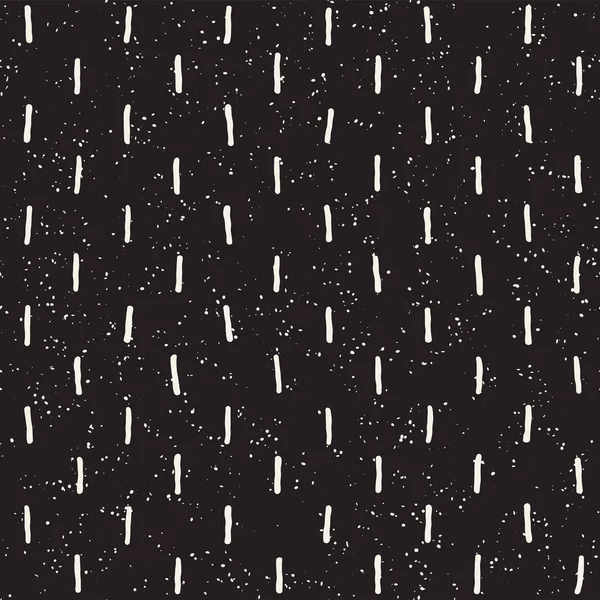 El ile Seamless Modeli hatları çizilmiş. Arka plan serbest fırça darbeleriyle. Siyah ve beyaz doku. Kağıt ambalaj için süsleme.
