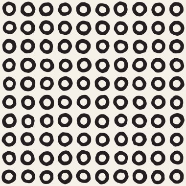 El ile Seamless Modeli hatları çizilmiş. Arka plan serbest fırça darbeleriyle. Siyah ve beyaz doku. Kağıt ambalaj için süsleme.