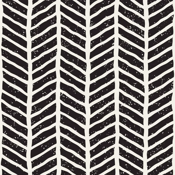 El ile Dikişsiz desen fırça darbeleriyle çizilmiş. Mürekkep doodle illüstrasyon. Geometrik tek renkli vektör desen.