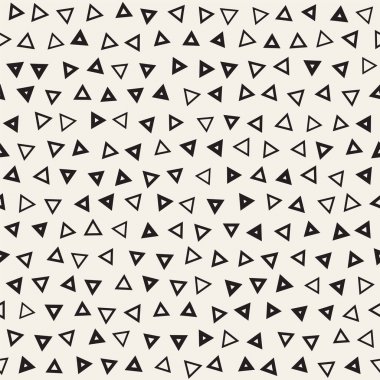 Sorunsuz ilkel karmakarışık minimalizm desenleri. Geometrik şekiller rastgele dağılmış. Arka plan tasarım