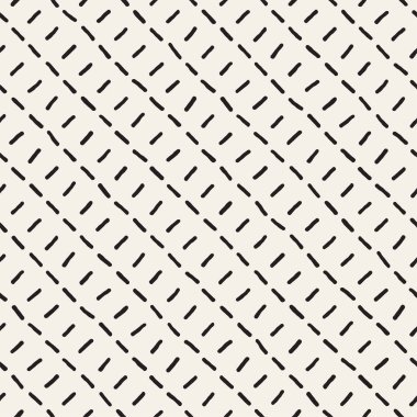 El ile Seamless Modeli hatları çizilmiş. Arka plan serbest fırça darbeleriyle. Siyah ve beyaz doku. Kağıt ambalaj için süsleme.