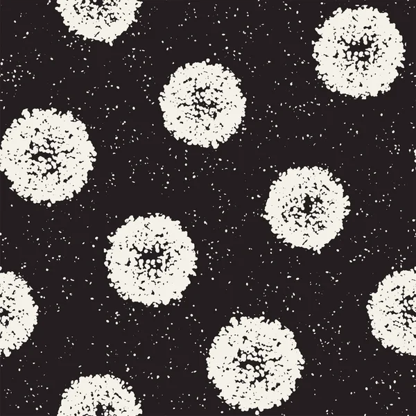 Pasaklı vektörel desen dağınık daire şekilleriyle birlikte. Sorunsuz doku arka plan yazdırma, kumaş, tekstil, ambalaj kağıdı, duvar kağıdı