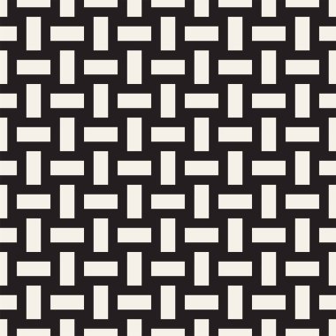 Vektör kesintisiz geometrik desen çapraz tarama. Grafik veya arka plan geçti. Damalı motif. Sorunsuz doku crosshatched kalın çizgiler. Kafes basit kumaş baskı.
