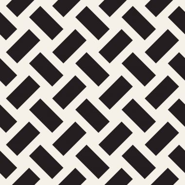 Vektör kesintisiz geometrik desen çapraz tarama. Grafik veya arka plan geçti. Damalı motif. Sorunsuz doku crosshatched kalın çizgiler. Kafes basit kumaş baskı.