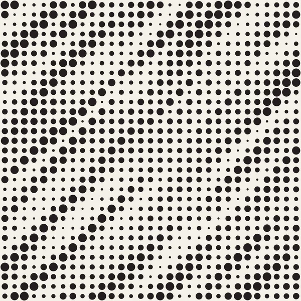 Modern şık noktalı resim doku. Rasgele daireler ile sonsuz arka plan. Vektör Dikişsiz mozaik desen.