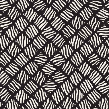 Serbest Seamless modeli. Vektör soyut kaba hatları arka plan. Elle çizilmiş vuruş.