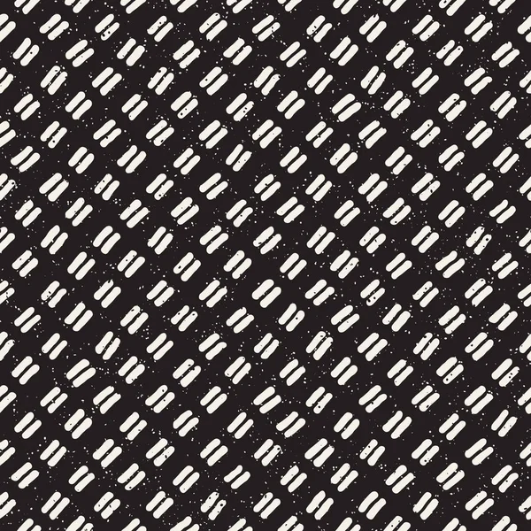 El ile Seamless Modeli hatları çizilmiş. Arka plan serbest fırça darbeleriyle. Siyah ve beyaz doku. Kağıt ambalaj için süsleme.