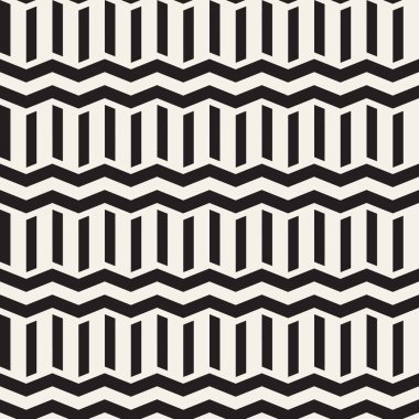 Vektör sorunsuz zikzak çizgi deseni. Şık geometrik arka plan. Yinelenen kafes arka plan