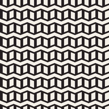 Vektör sorunsuz zikzak çizgi deseni. Şık geometrik arka plan. Yinelenen kafes arka plan