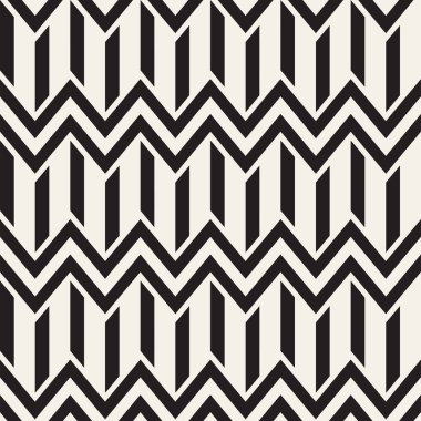 Vektör sorunsuz zikzak çizgi deseni. Şık geometrik arka plan. Yinelenen kafes arka plan