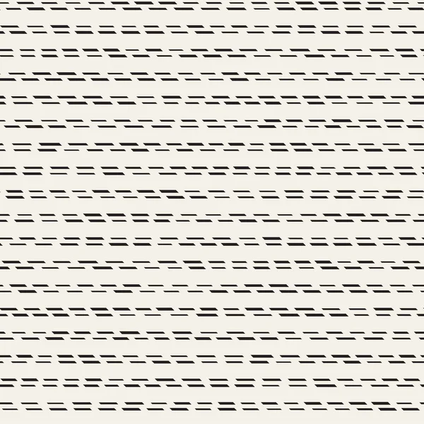 Padrão de linhas travadas irregulares preto e branco. Modern Abstract Vector Fundo sem costura. Elegante Chaotic Stripes Mosaic —  Vetores de Stock