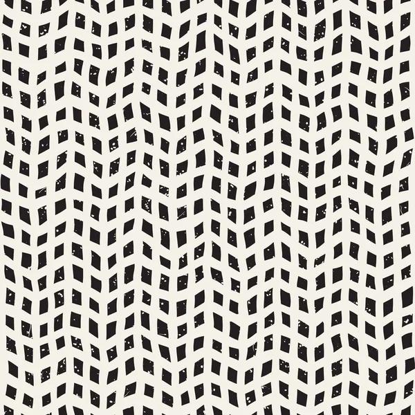 Elle çizilmiş stil seamless modeli. Soyut geometrik döşeme arka plan siyah ve beyaz. Vektör doodle hat kafes