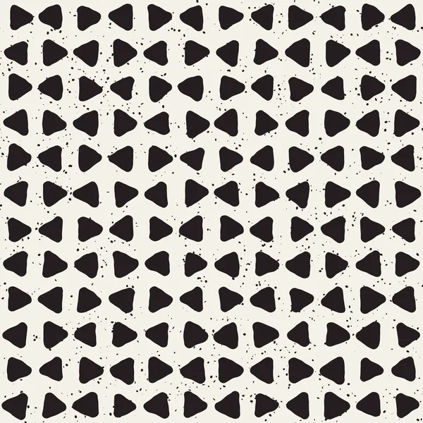 El ile Seamless Modeli hatları çizilmiş. Arka plan serbest fırça darbeleriyle. Siyah ve beyaz doku. Kağıt ambalaj için süsleme.