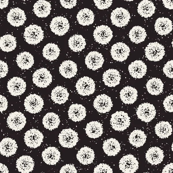 Pasaklı vektörel desen dağınık daire şekilleriyle birlikte. Sorunsuz doku arka plan yazdırma, kumaş, tekstil, ambalaj kağıdı, duvar kağıdı