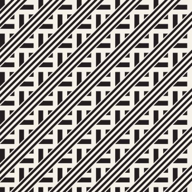 Eğimli çizgiler Modern doku yinelenen. Basit normal arka plan. Geometrik Seamless Modeli.