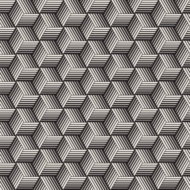 Satırları kafes ile Seamless modeli. Vektör soyut geometrik arka plan. Şık yapısı