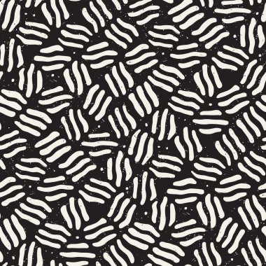 Serbest Seamless modeli. Vektör soyut kaba hatları arka plan. Elle çizilmiş vuruş.