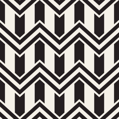 Vektör sorunsuz zikzak çizgi deseni. Şık geometrik arka plan. Yinelenen kafes arka plan