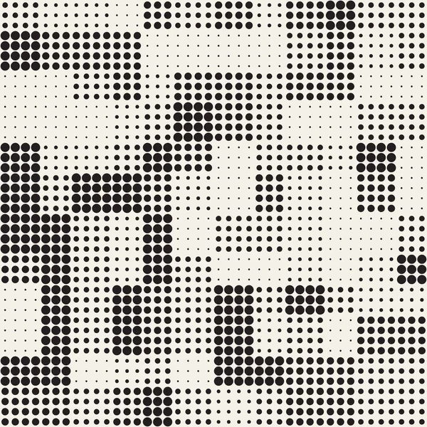 Modern şık noktalı resim doku. Rasgele daireler ile sonsuz arka plan. Vektör Dikişsiz mozaik desen.