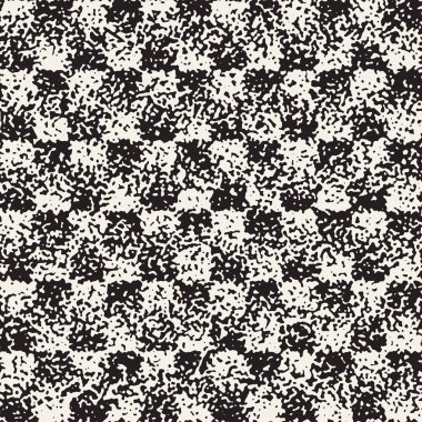 Gürültülü soyut geometrik şekiller arka plan dokulu. Vektör Dikişsiz grungy desen.