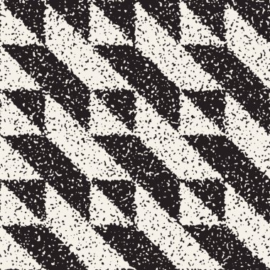 Gürültülü soyut geometrik şekiller arka plan dokulu. Vektör Dikişsiz grungy desen.