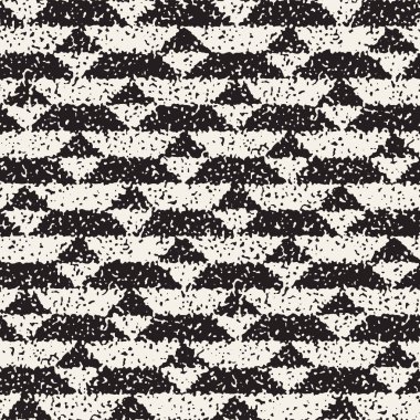 Gürültülü soyut geometrik şekiller arka plan dokulu. Vektör Dikişsiz grungy desen.