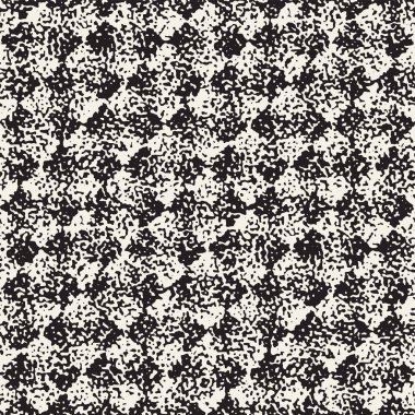 Gürültülü soyut geometrik şekiller arka plan dokulu. Vektör Dikişsiz grungy desen.