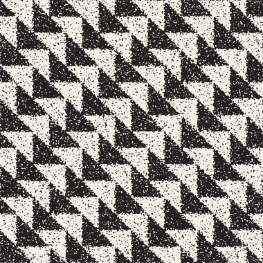 Gürültülü soyut geometrik şekiller arka plan dokulu. Vektör Dikişsiz grungy desen.