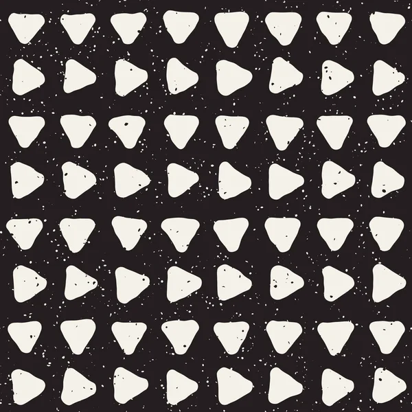 El ile Seamless Modeli hatları çizilmiş. Arka plan serbest fırça darbeleriyle. Siyah ve beyaz doku. Kağıt ambalaj için süsleme.