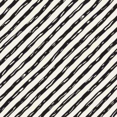 Doodle hatları ile dekoratif seamless modeli. El grungy dalgalı çizgiler arka plan boyalı. Trendy sonsuz serbest doku