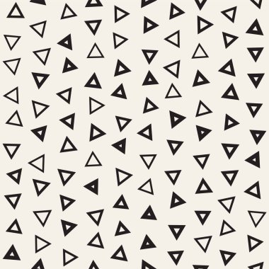 Sorunsuz ilkel karmakarışık minimalizm desenleri. Geometrik şekiller rastgele dağılmış. Arka plan tasarım