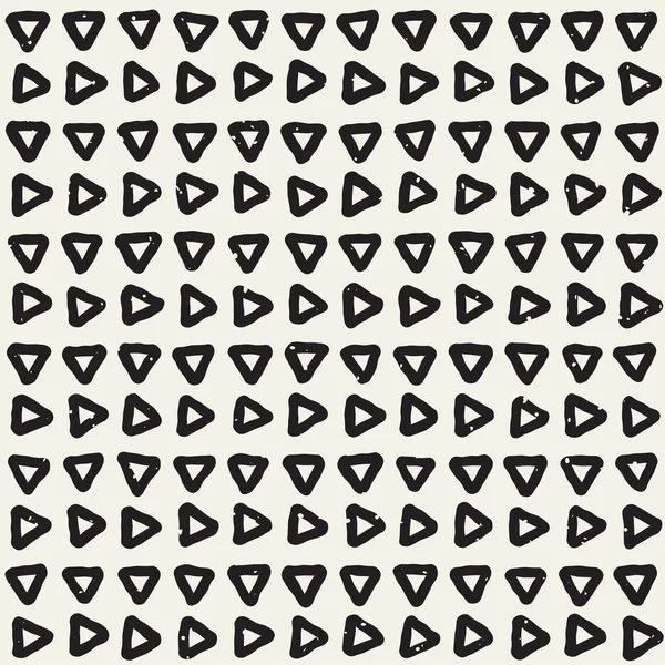 El ile Seamless Modeli hatları çizilmiş. Arka plan serbest fırça darbeleriyle. Siyah ve beyaz doku. Kağıt ambalaj için süsleme.