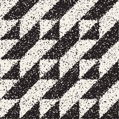 Gürültülü soyut geometrik şekiller arka plan dokulu. Vektör Dikişsiz vintage desen.