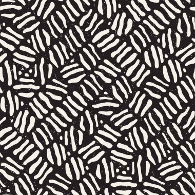 Serbest Seamless modeli. Vektör soyut kaba hatları arka plan. Elle çizilmiş vuruş.