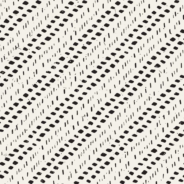 Elle çizilmiş stil seamless modeli. Soyut geometrik döşeme arka plan siyah ve beyaz. Vektör doodle hat kafes