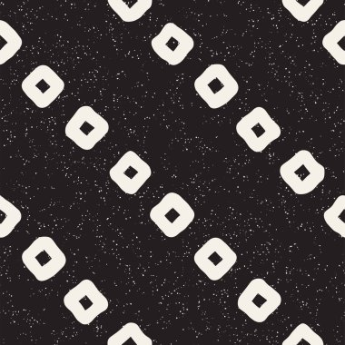 El ile Seamless Modeli hatları çizilmiş. Arka plan serbest fırça darbeleriyle. Siyah ve beyaz doku. Kağıt ambalaj için süsleme.