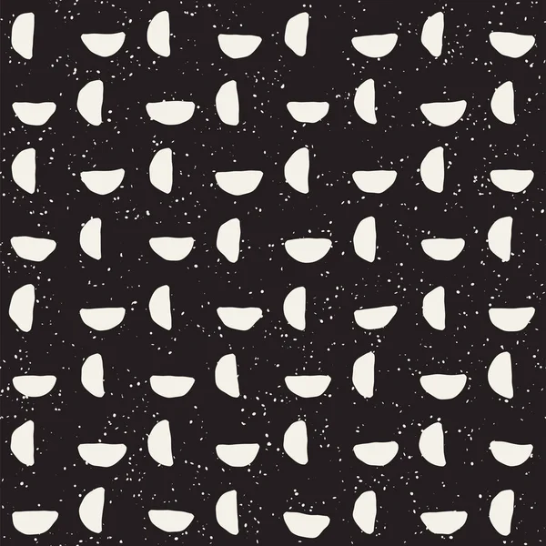 Elle çizilmiş stil etnik seamless modeli. Soyut geometrik döşeme arka plan siyah ve beyaz. Vektör Serbest doodle doku.