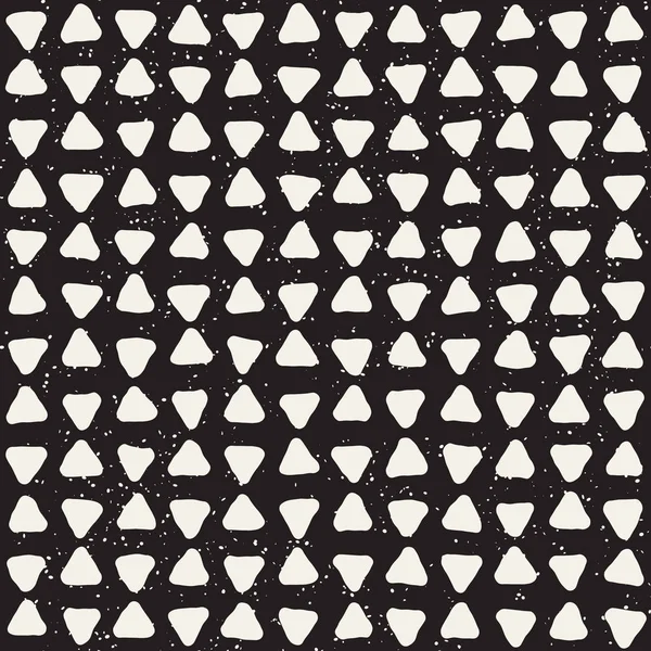Nahtloses Muster mit handgezeichneten Linien. abstrakter Hintergrund mit freihändigen Pinselstrichen. Schwarz-weiße Textur. Ornament für Packpapier. — Stockvektor