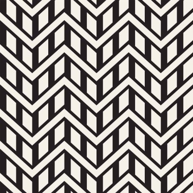 Vektör sorunsuz zikzak çizgi deseni. Şık geometrik arka plan. Yinelenen kafes arka plan