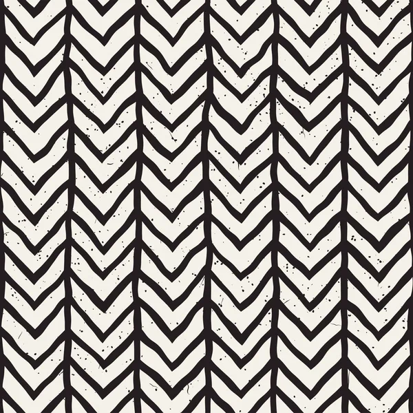 Elle çizilmiş stil seamless modeli. Soyut geometrik döşeme arka plan siyah ve beyaz. Vektör doodle hat kafes