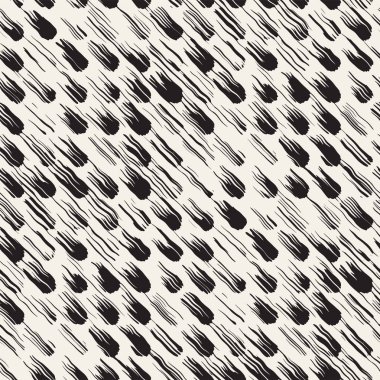 Vektör Dikişsiz desen fırça çizgileri ve vuruş. Siyah ve beyaz arka plan mürekkep elemanları ile. El doku boyalı.