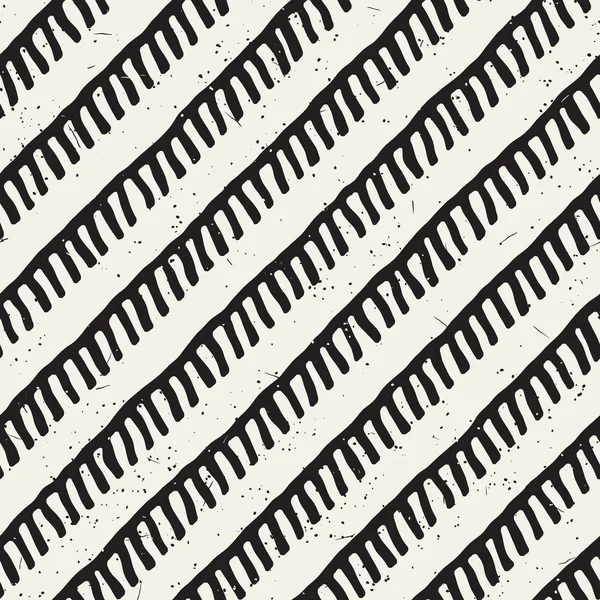 Elle çizilmiş stil seamless modeli. Soyut geometrik döşeme arka plan siyah ve beyaz. Vektör doodle hat kafes