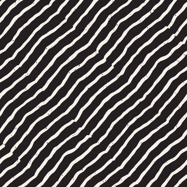 Elle çizilmiş stil seamless modeli. Soyut geometrik döşeme arka plan siyah ve beyaz. Vektör doodle hat kafes