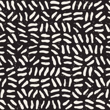 Serbest Seamless modeli. Vektör soyut kaba hatları arka plan. Elle çizilmiş vuruş.