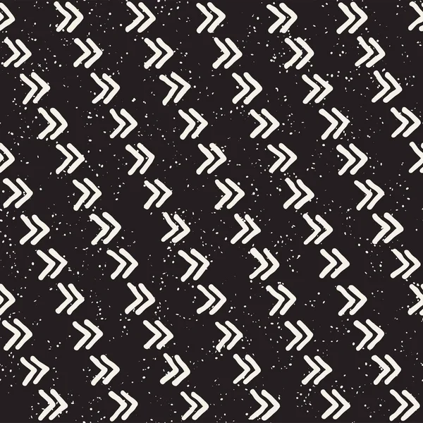 El ile Seamless Modeli hatları çizilmiş. Arka plan serbest fırça darbeleriyle. Siyah ve beyaz doku. Kağıt ambalaj için süsleme.