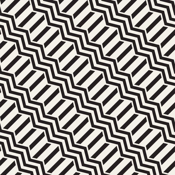 Vektör sorunsuz zikzak çizgi deseni. Şık geometrik arka plan. Yinelenen kafes arka plan