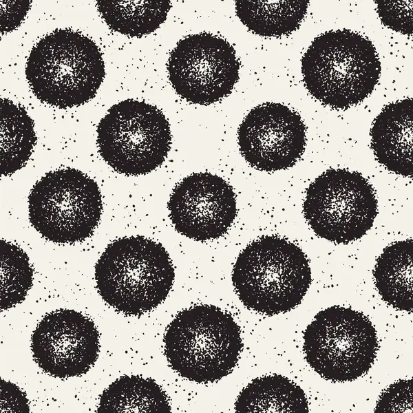 Pasaklı vektörel desen dağınık daire şekilleriyle birlikte. Sorunsuz doku arka plan yazdırma, kumaş, kart, ambalaj kağıdı, duvar kağıdı