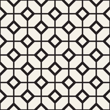 Soyut geometrik çizgiler kafes desen. Sorunsuz vektör arka plan. İnce Yinelenen doku.
