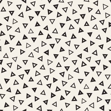 Sorunsuz ilkel karmakarışık minimalizm desenleri. Geometrik şekiller rastgele dağılmış. Arka plan tasarım